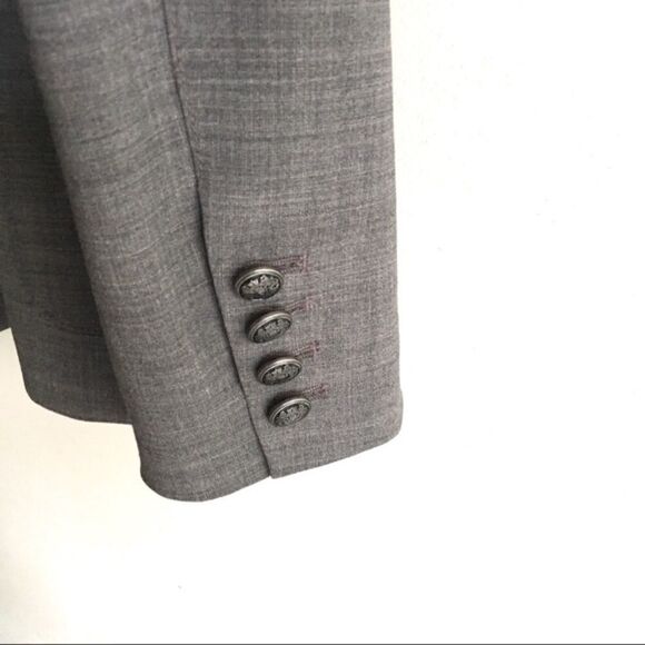 ARITZIA Talula Wool Exeter Boyfriend Blazer Grey 2 - Picture 6 of 8